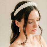 Bloom beaded floral fabric hairband - Liberty in Love