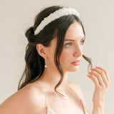 Bloom beaded floral fabric hairband - Liberty in Love