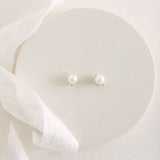 Cairo pearl bridal stud earrings - Liberty in Love