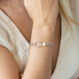 Caprice baroque pearl links bracelet - Liberty in Love