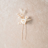 Coraline I clay floral crystal beaded hair pin - Liberty in Love