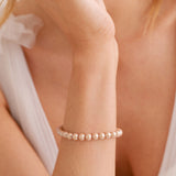 Dusky pink pearl elegance bracelet - Liberty in Love