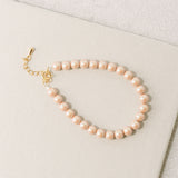 Dusky pink pearl elegance bracelet - Liberty in Love