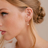 Dusky pink pearl elegance earrings - Liberty in Love