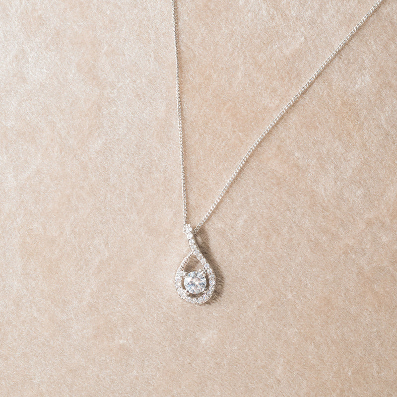 Eternity crystal pendant necklace - Liberty in Love
