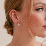 Eternity pendant and earrings bridal jewellery set - Liberty in Love