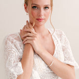 Freshwater pearl chain bracelet (silver) - Liberty in Love