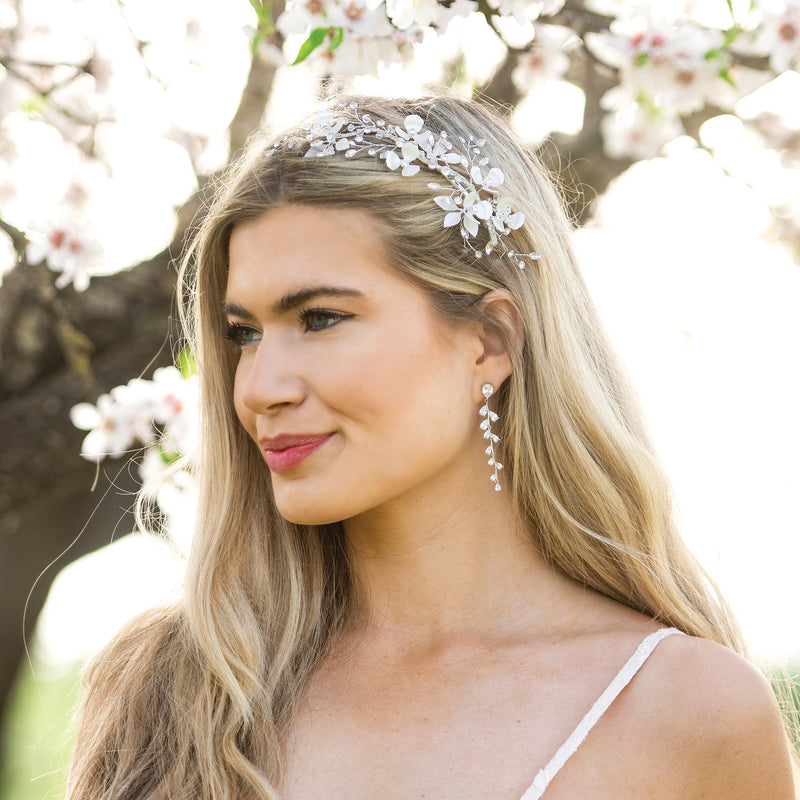 Flora crystal and enamelled flower hair clip - Liberty in Love