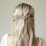 Crystal encrusted sparkling comb (gold) - Liberty in Love