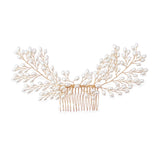Pearl cascade spray comb (gold) - Liberty in Love