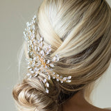 Serenade crystal spray clip (gold) - Liberty in Love