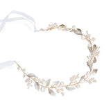 Skylark crystal and pearl enamelled hair vine (gold) - Liberty in Love