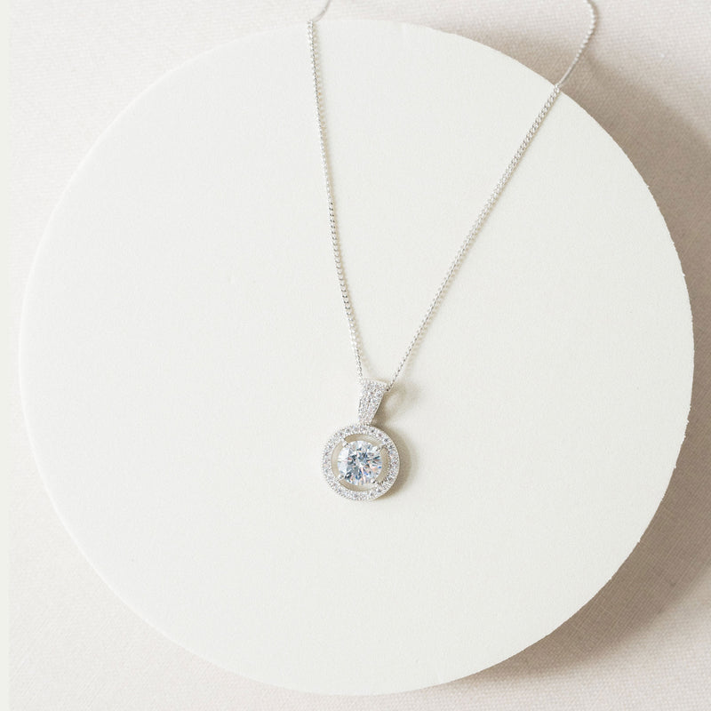 Hampton necklace and earrings bridal jewellery set - Liberty in Love