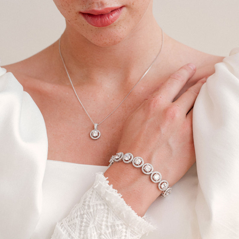 Hampton three-piece bridal jewellery set - Liberty in Love
