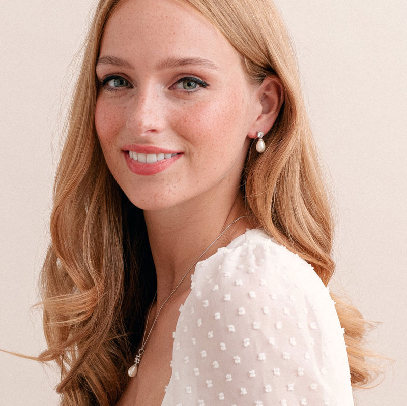Imperial pearl drop earrings - Liberty in Love