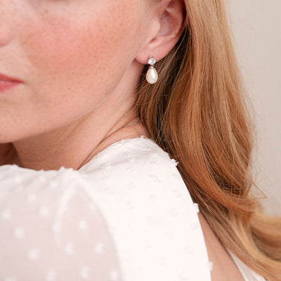 Imperial pearl drop earrings - Liberty in Love