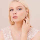 Imperial cubic zirconia pendant necklace - Liberty in Love
