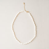 Irregular freshwater pearl necklace (gold) - Liberty in Love