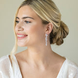 Islington crystal cluster drop earrings - Liberty in Love
