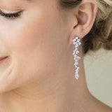 Islington crystal cluster drop earrings - Liberty in Love