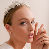 Jasmine crystal leaves crown - Liberty in Love