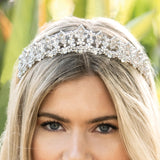 Julietta crystal imperial bridal tiara - Liberty in Love