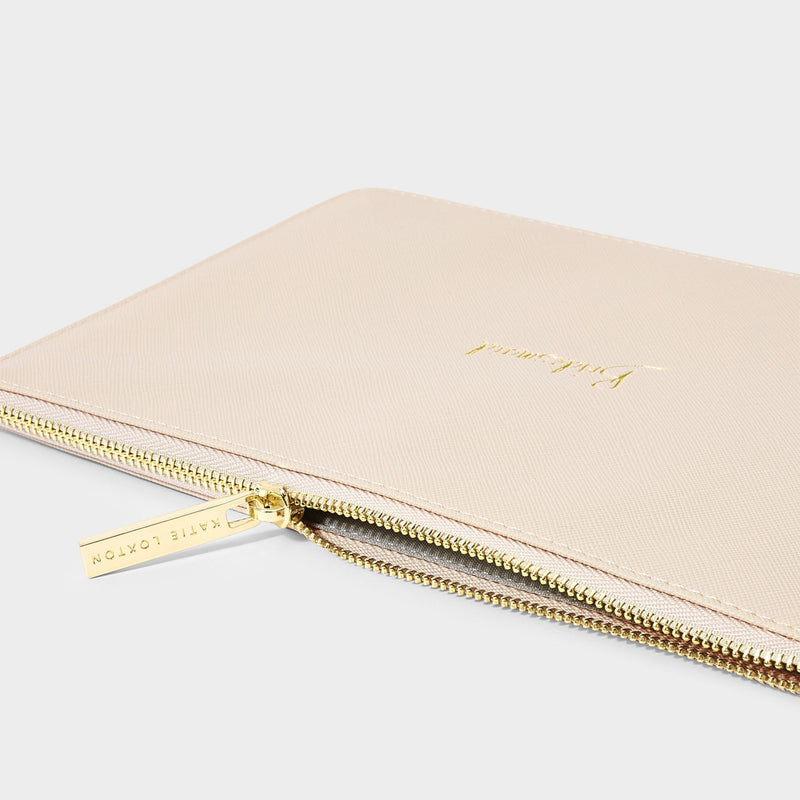 Katie Loxton perfect pouch 'Bridesmaid' in blossom pink - Liberty in Love