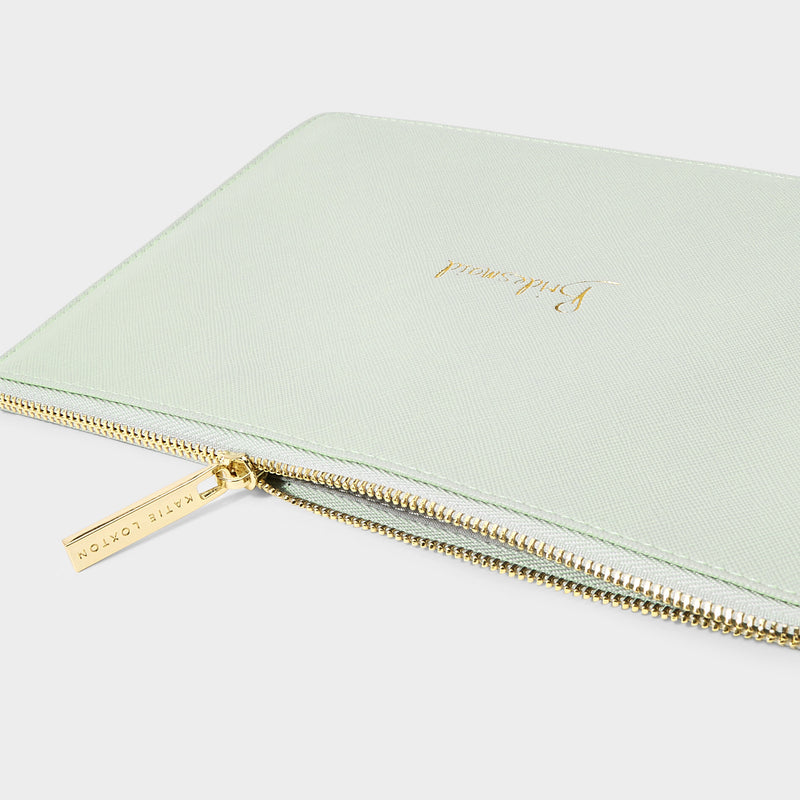 Katie Loxton perfect pouch 'Bridesmaid' in sage green - Liberty in Love