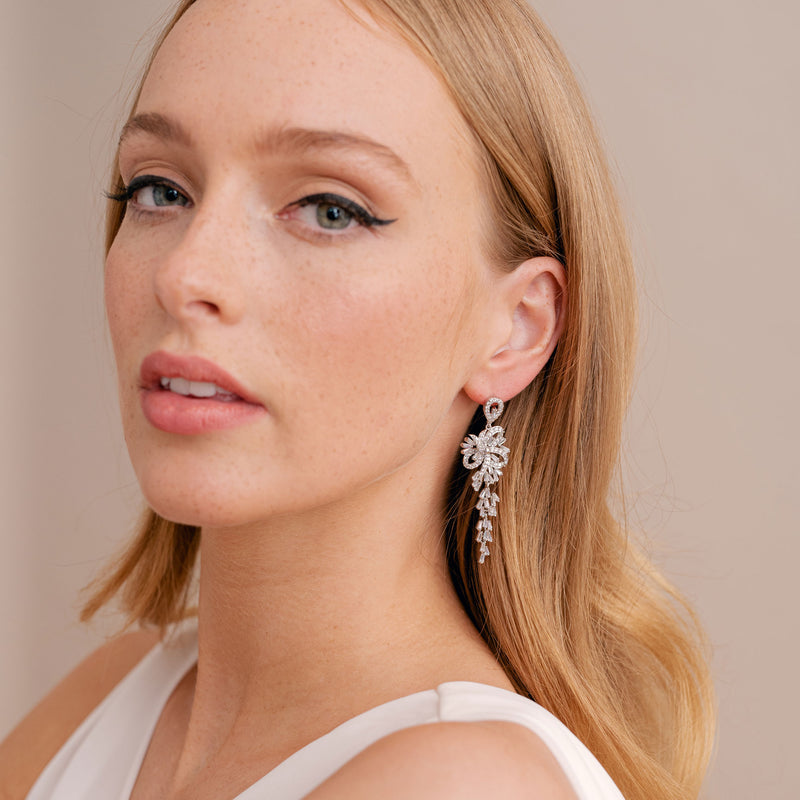 Kyra crystal drop earrings - Liberty in Love