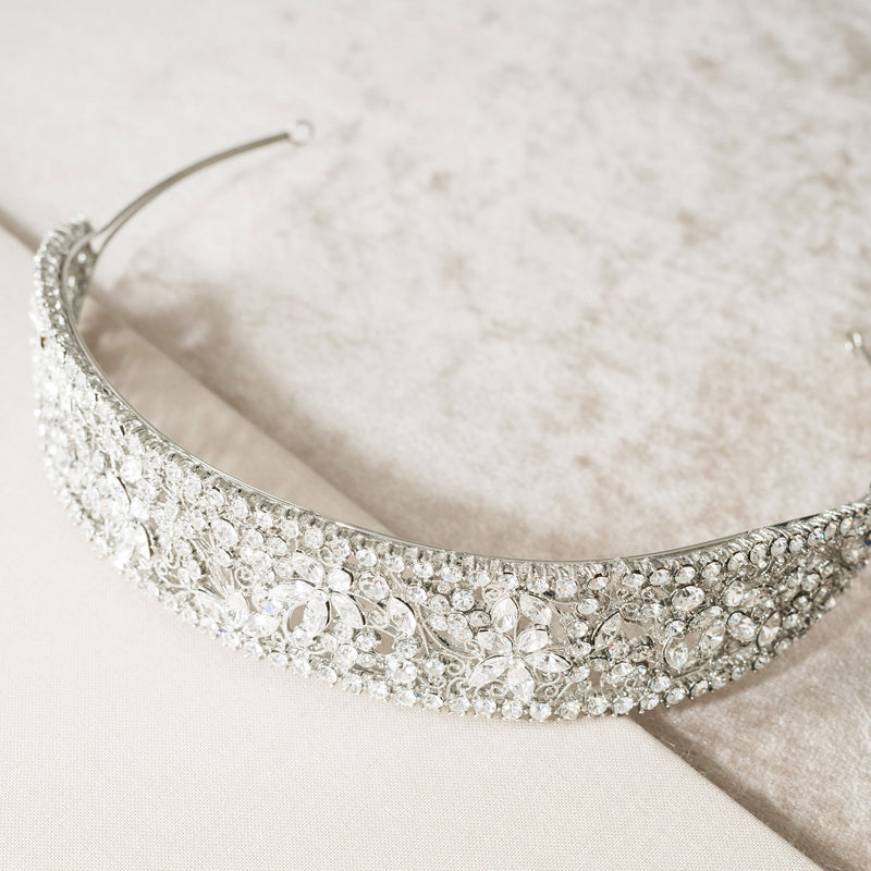 Lisette crystal band tiara - Liberty in Love