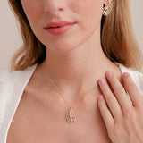 Long island three-piece bridal jewellery set (gold) - Liberty in Love