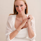 Long island three-piece bridal jewellery set (silver) - Liberty in Love