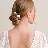 Marguerite I clay flower hair pins - Liberty in Love