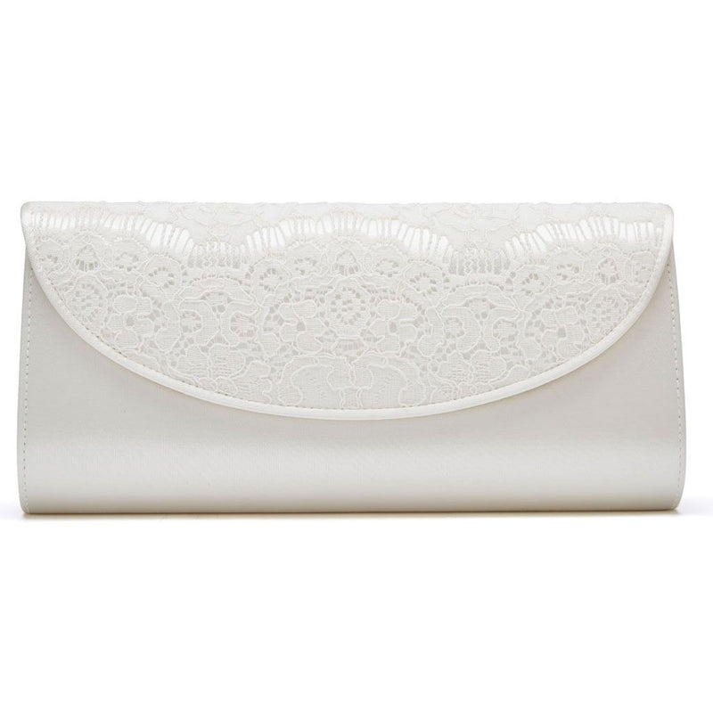 Melody satin and lace bridal clutch - Liberty in Love