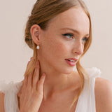 Mini pearl drop stud earrings (gold) - Liberty in Love