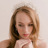 Mira pearl and crystal crown - Liberty in Love