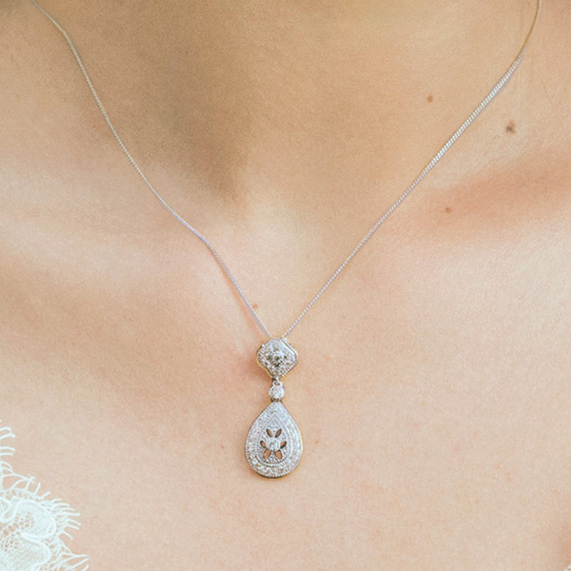 Moonstruck crystal pendant necklace - Liberty in Love