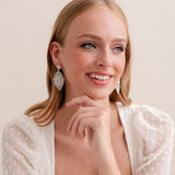 Myla bridal statement earrings - Liberty in Love