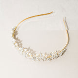 Navette and pearl tiara - Liberty in Love
