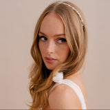 Navette crystal and pearl slim headband - Liberty in Love