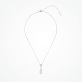 Noemi I teardrop pearl necklace (silver) - Liberty in Love