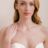 Nyra minimal freshwater pearl necklace - Liberty in Love
