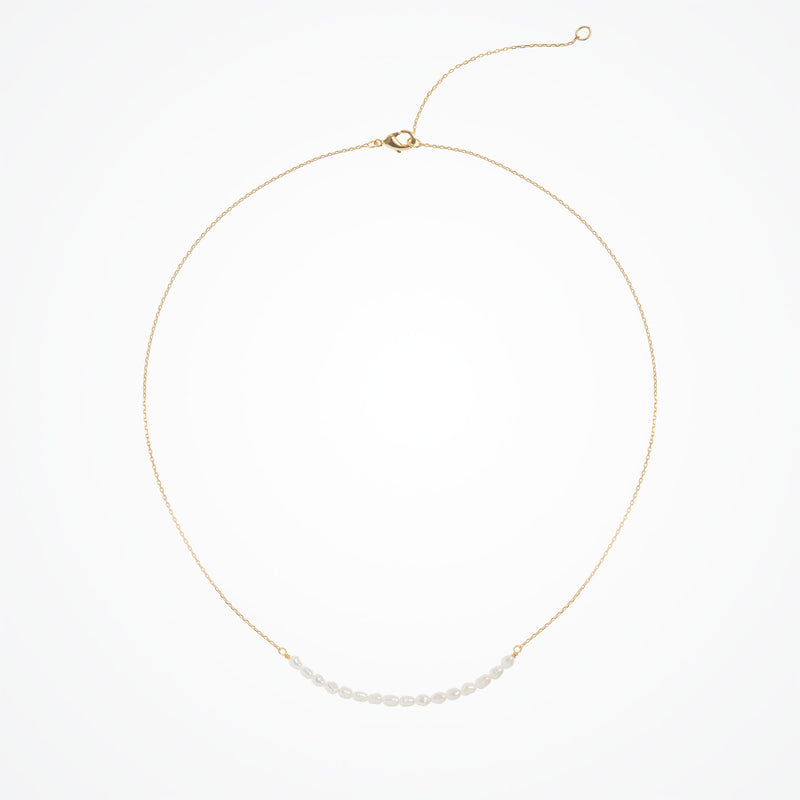 Nyra minimal freshwater pearl necklace - Liberty in Love