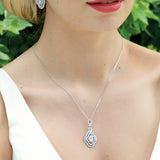 Park Avenue necklace and earrings bridal jewellery set - Liberty in Love