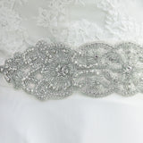 Pearl gatsby silver crystal embellished belt - Liberty in Love