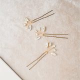 Penelope crystal hair pins (gold) - Liberty in Love