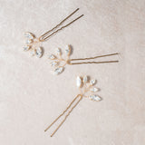 Penelope crystal hair pins (gold) - Liberty in Love