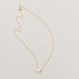 Poetry pearl pendant necklace (gold) - Liberty in Love