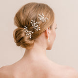 Rice pearl hair pins (set of 3) - Liberty in Love