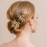 Rice pearl hair pins (set of 3) - Liberty in Love